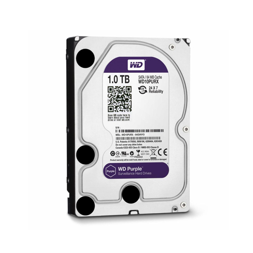 Bинчестер 1,0TB SATA Western Digital 3.5 6GB/S 64MB/PURPLE WD10PURZ