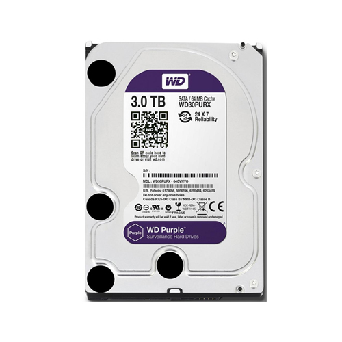 Винчестер 3,0TB SATA Western Digital 3.5 5400 64Mb IDigital Purple WD30PURZ
