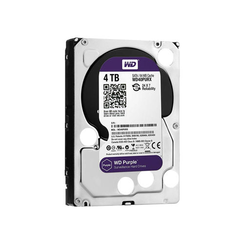 Винчестер 4,0TB SATA Western Digital 3.5 6GB/S 64MB IntelliPower Purple WD40PURZ