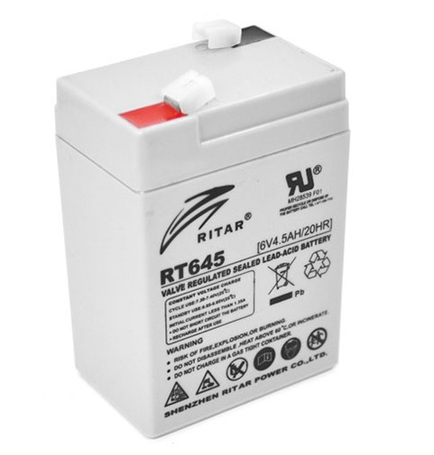 Аккумулятор RITAR RT645 6V 4.5Ah(2968)