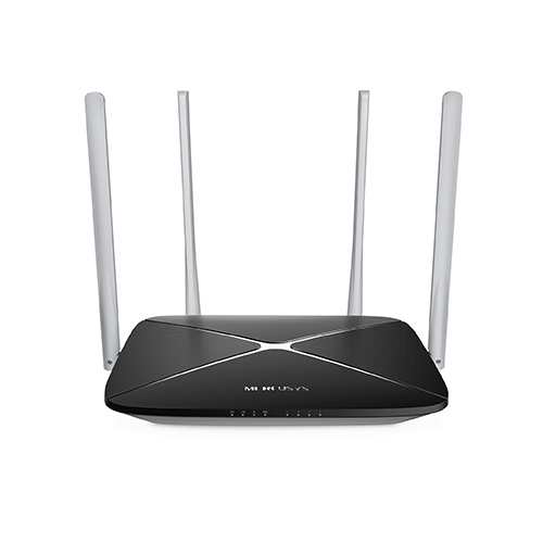 Роутер Mercusys AC12 2.4 ГГц, 5 ГГц 300 Мбит/с 4 x 10/100 Мбит/с Ethernet LAN 1x10/100 Мбит/с WAN