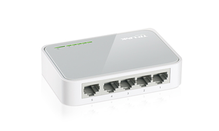 Коммутатор TP-LINK TL-SF1005D 5port 10/100, Неуправляемый, Настольный
