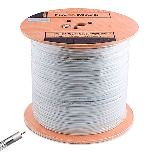Коаксиальный кабель FinMark F 6TSV White
